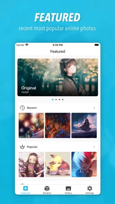Anime Gallery-Wallpaper of ACG应用截图