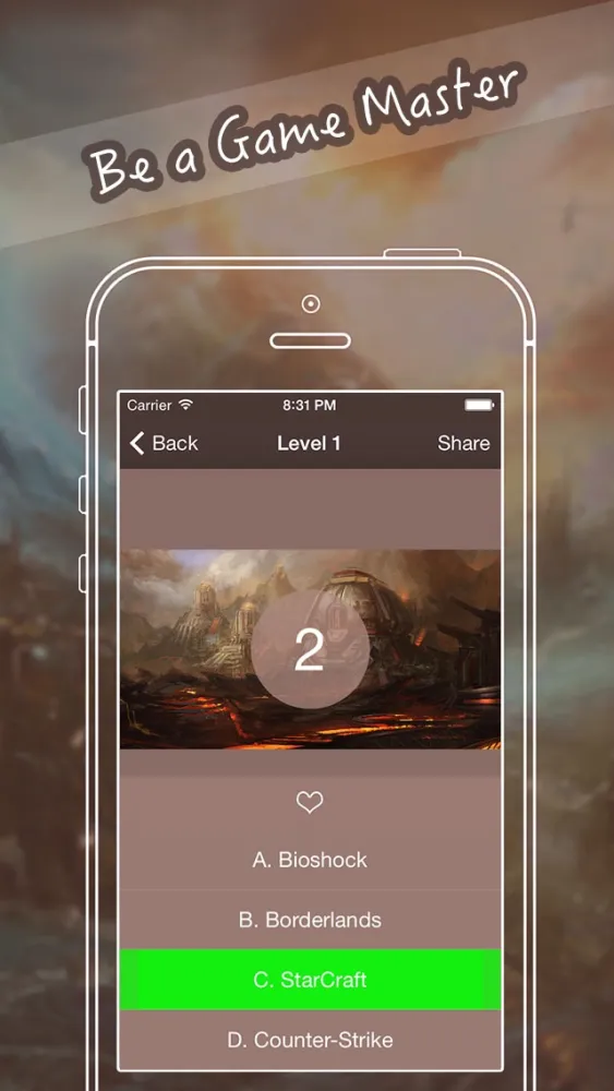 Tangkapan skrin Game Master - Video Game Guessing Quiz & Win HD Artwork and Wallpapers