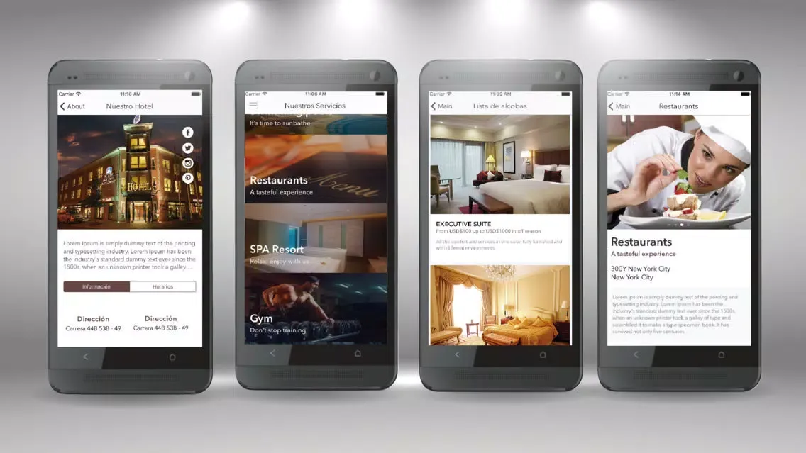 ภาพหน้าจอของ AppNegocio: Hotel