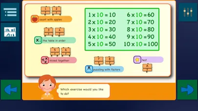 Multiplication Tables & Apples स्क्रीनशॉट