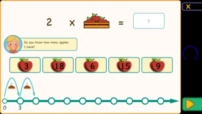 Multiplication Tables & Apples स्क्रीनशॉट