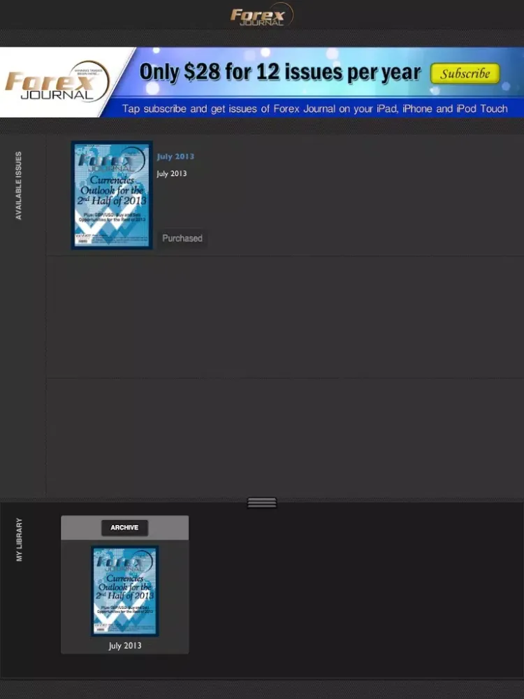 Capturas de pantalla de Forex Journal iPad 