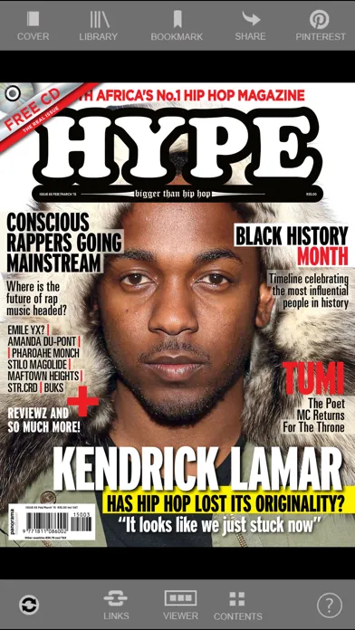Capturas de tela do Hype Magazine HD