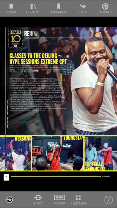 Capturas de tela do Hype Magazine HD