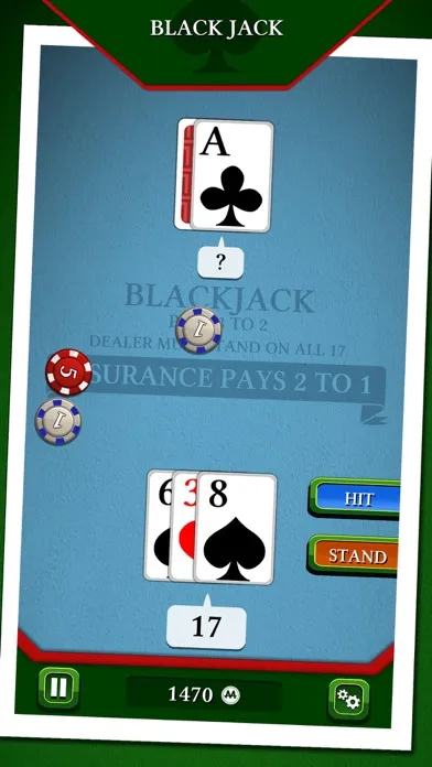 Ảnh chụp màn hình của Blackjack