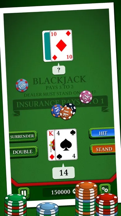Ảnh chụp màn hình của Blackjack