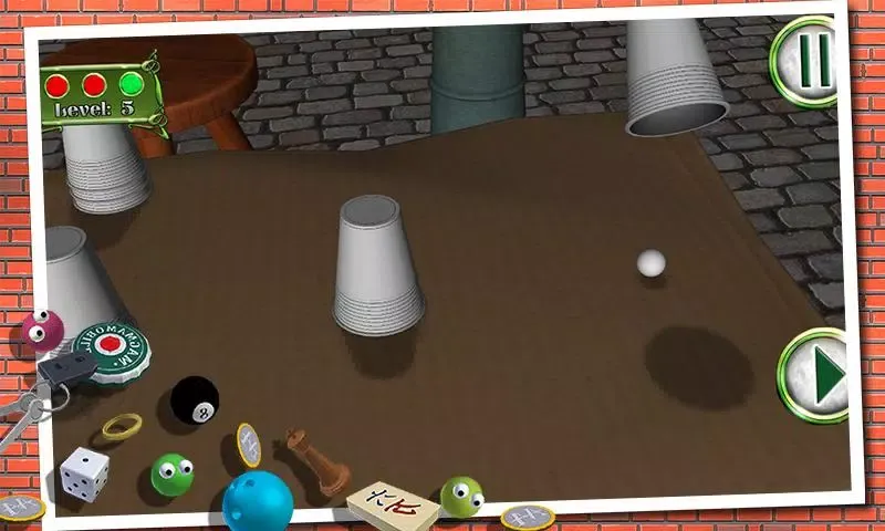 Captures d'écran de Shell Game