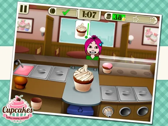 Tangkapan layar Cupcakes iPad 