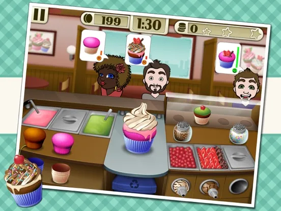 Tangkapan layar Cupcakes iPad 