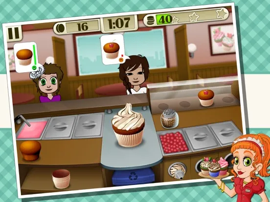 Tangkapan layar Cupcakes iPad 