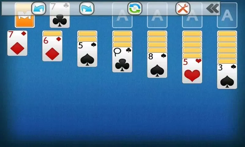 Tangkapan skrin Solitaire