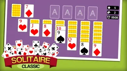 Capturas de pantalla de Solitaire Classic.