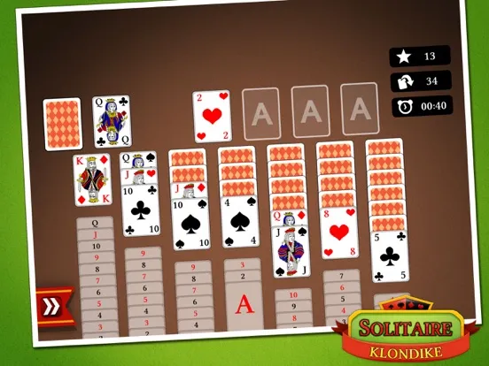 Solitaire Klondike iPad  Screenshots