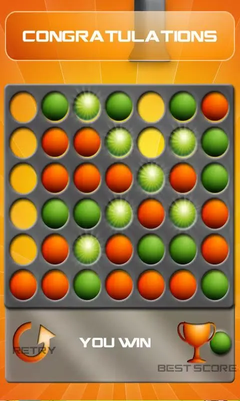 Capturas de pantalla de 4 in a row