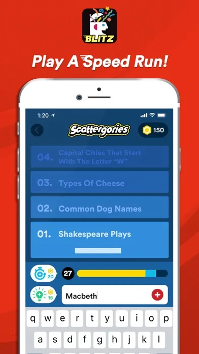 Scattergories Blitz应用截图