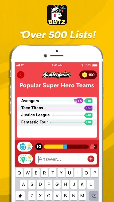 Scattergories Blitz应用截图