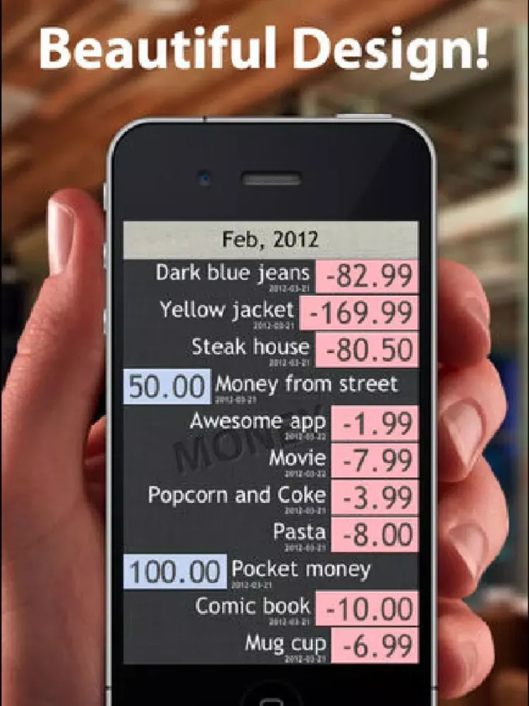تصاویر M-Story (iCloud Money History) iPad 