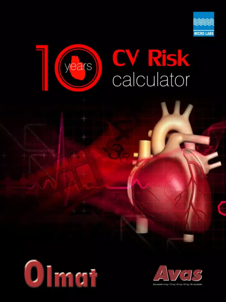 Tangkapan skrin CV Risk Calculator iPad 