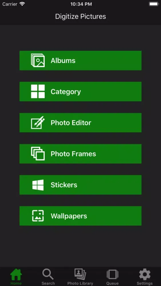 Tangkapan layar Digitize Pictures