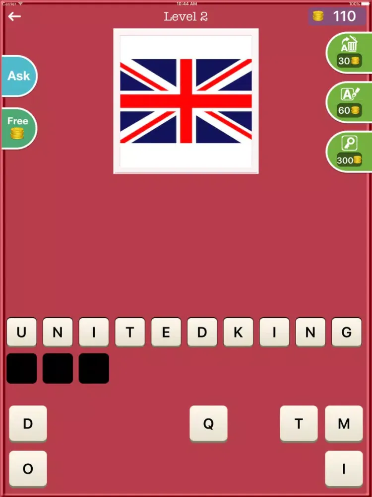 Flags Quiz - Guess Country Flag iPad 應用截圖