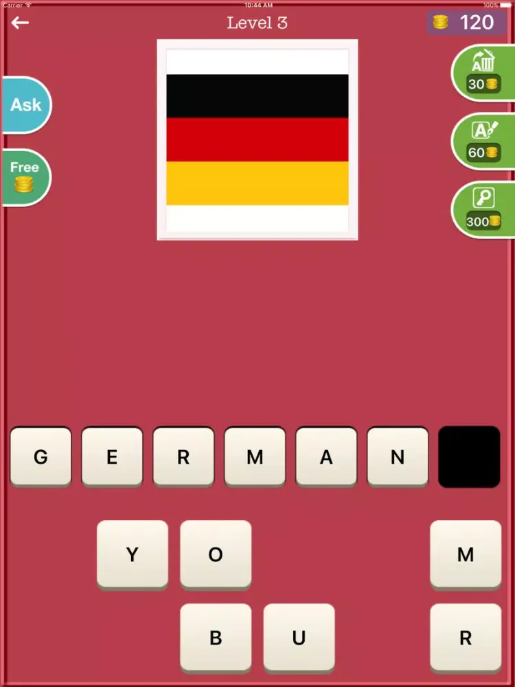 Flags Quiz - Guess Country Flag iPad 應用截圖