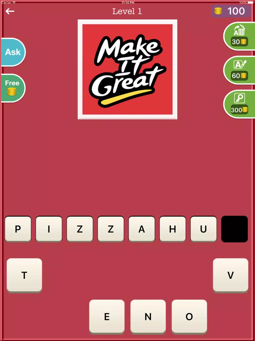ภาพหน้าจอของ Slogan Logo Quiz iPad 