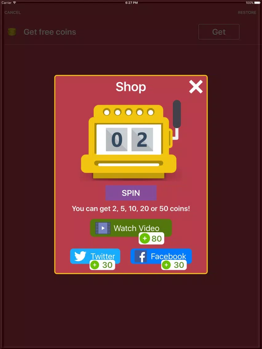 ภาพหน้าจอของ Slogan Logo Quiz iPad 