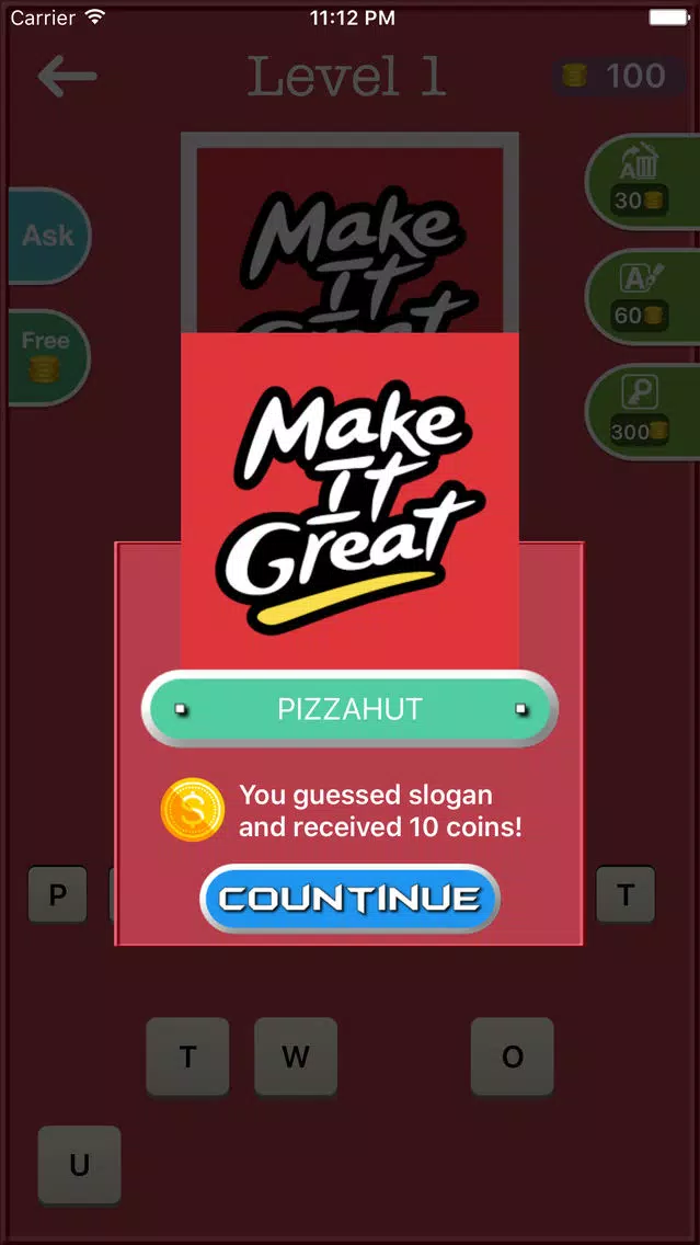 ภาพหน้าจอของ Slogan Logo Quiz