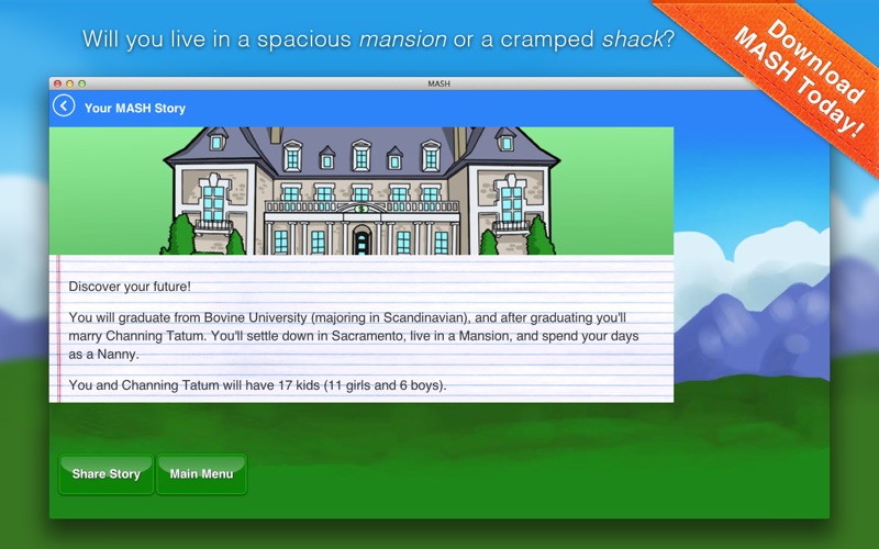 Screenshot di MASH