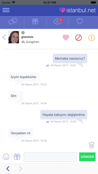istanbul.net Arkadaşlık应用截图