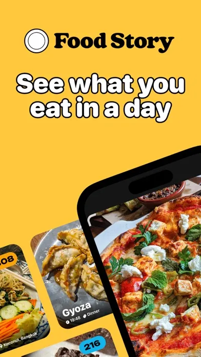 Food Story: Daily food diary 스크린샷
