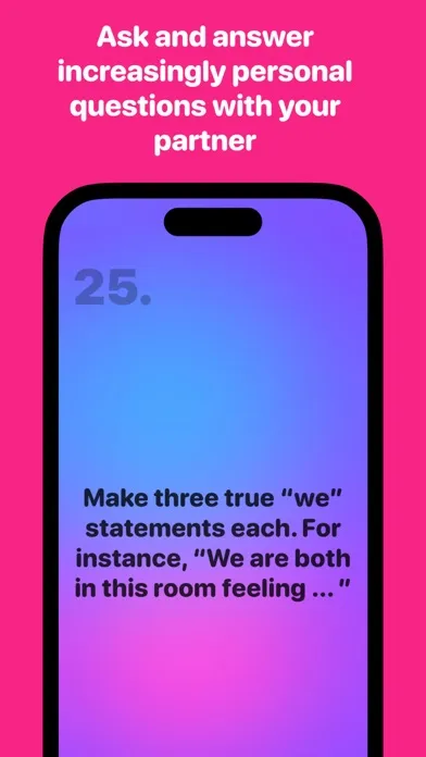 Zrzuty ekranu 36 Questions To Fall In Love!