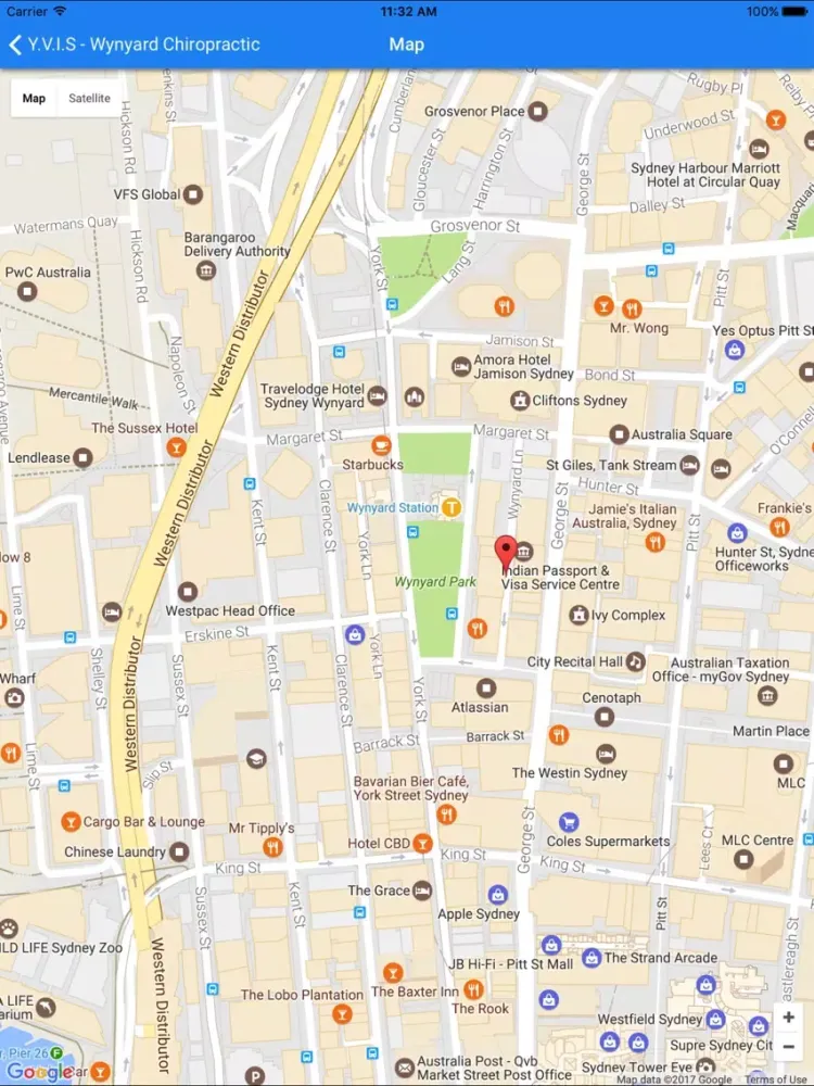 Screenshot di Wynyard Chiropractic iPad 
