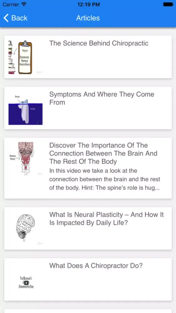 Screenshot di Wynyard Chiropractic