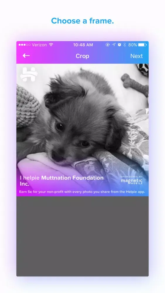Zrzuty ekranu Helpie Photo App