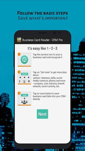 Business Card Reader - CRM Pro Ekran Görüntüleri