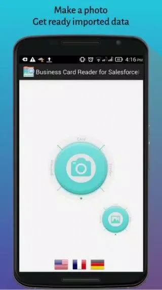 تصاویر Business Card Reader for SalesforceIQ CRM