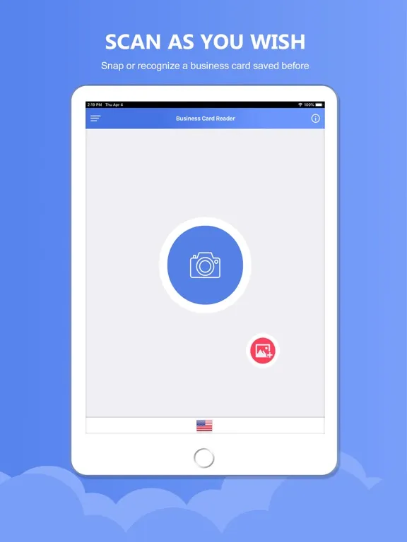 Business Card Reader 4 GSheets iPad 應用截圖