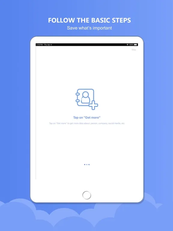 Business Card Reader 4 GSheets iPad 應用截圖