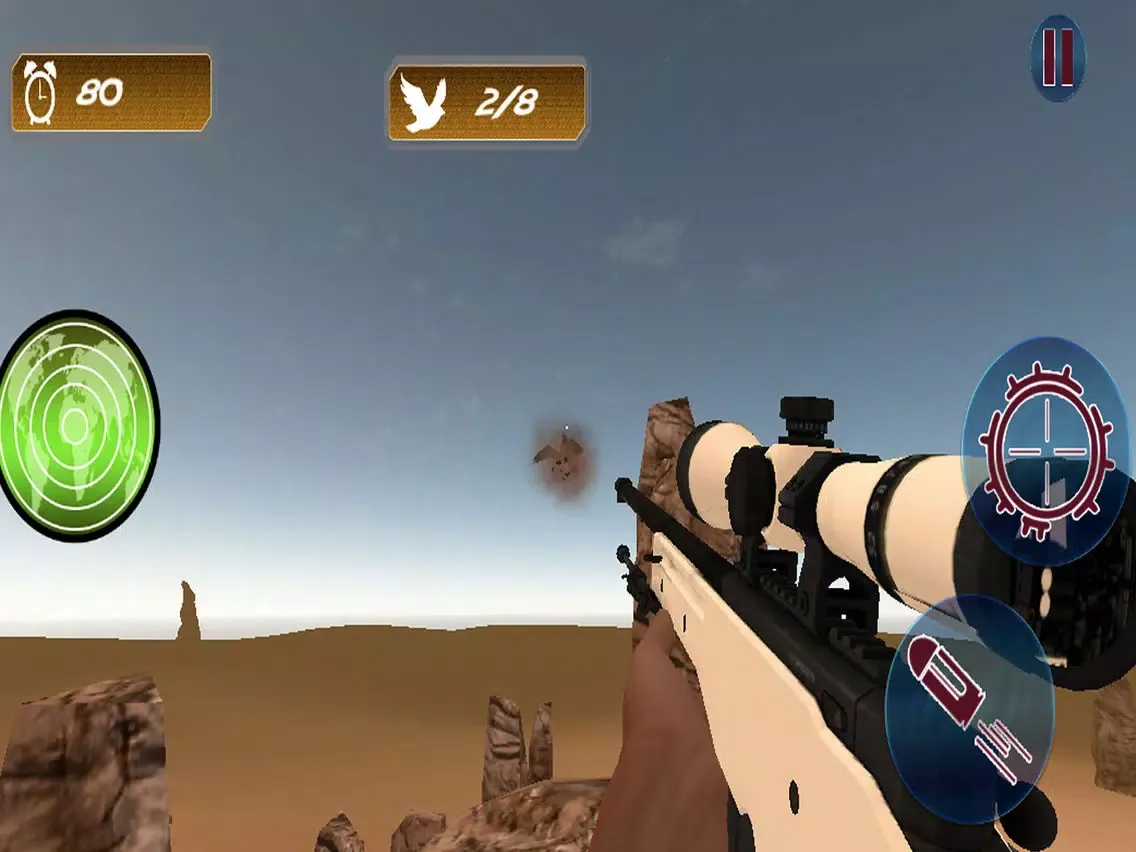ภาพหน้าจอของ Awesome Birds Hunting iPad 