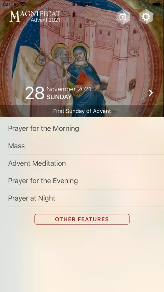 Tangkapan layar Advent Magnificat 2021