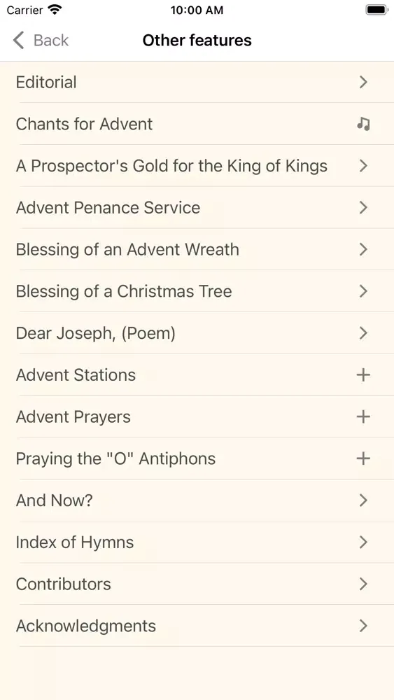 Tangkapan layar Advent Magnificat 2021