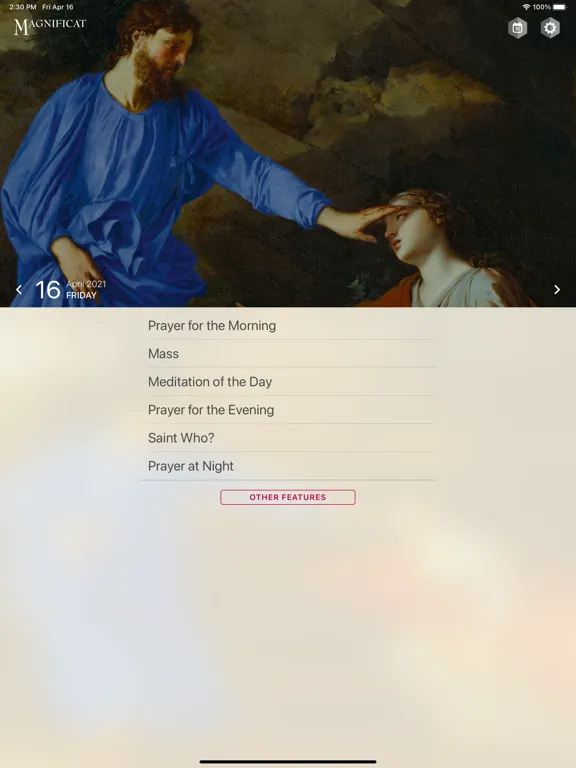 Captures d'écran de Magnificat English Editions iPad 