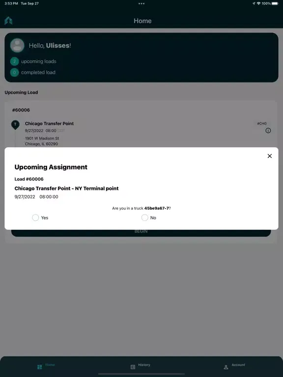 Zrzuty ekranu Magnify Freight Platform iPad 