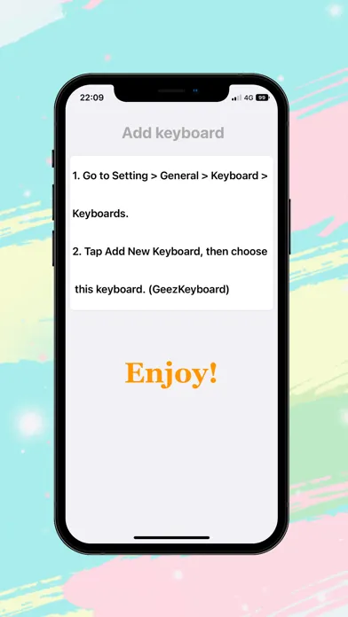 Best Geez Keyboard スクリーンショット