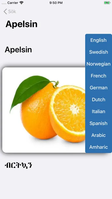Tigrigna Svenska سکرین شاٹس