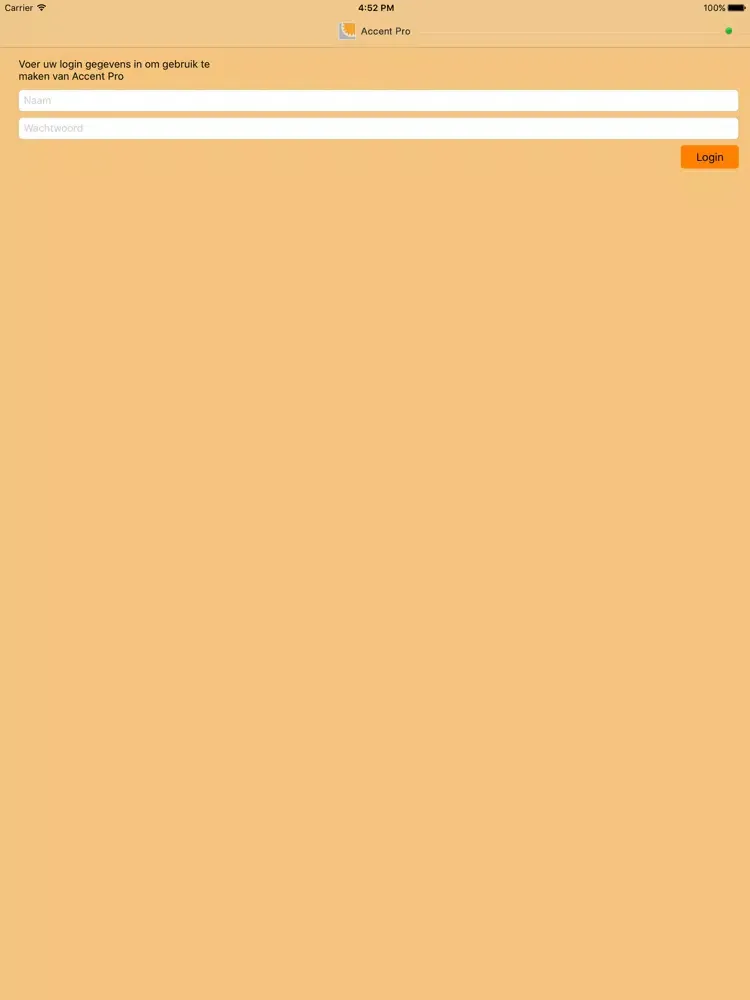 Accent Pro iPad 应用截图