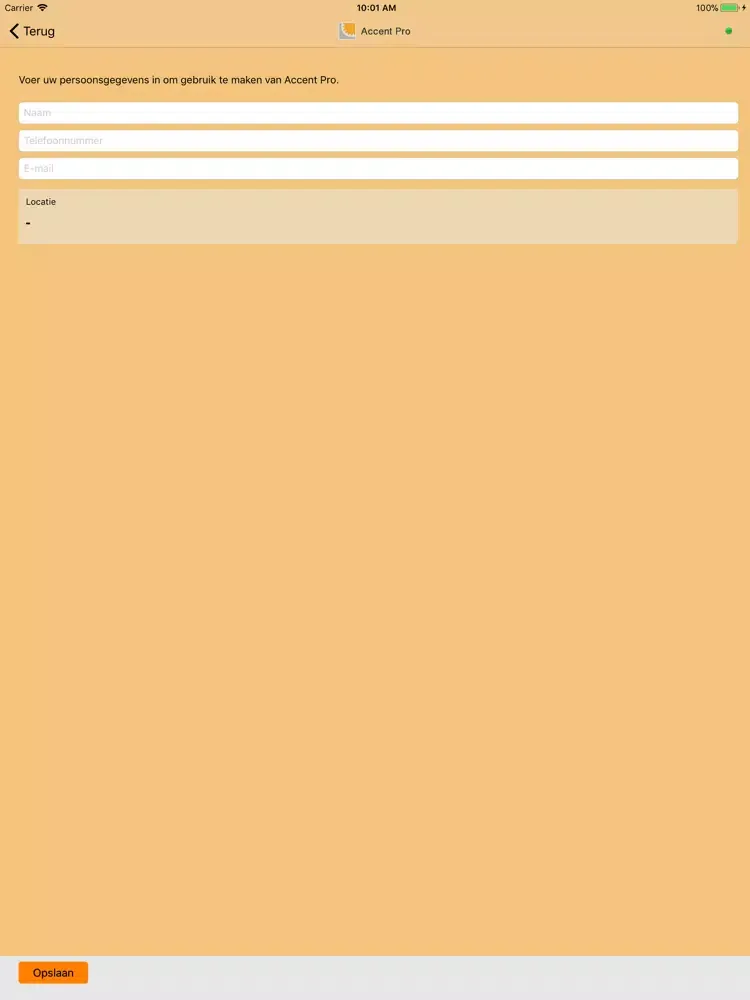 Accent Pro iPad 应用截图