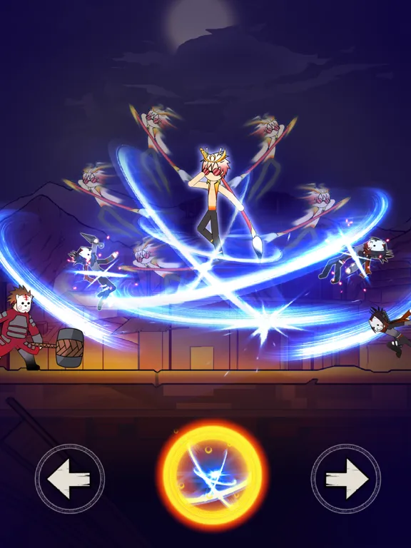 Stickman Ninja War iPad  سکرین شاٹس