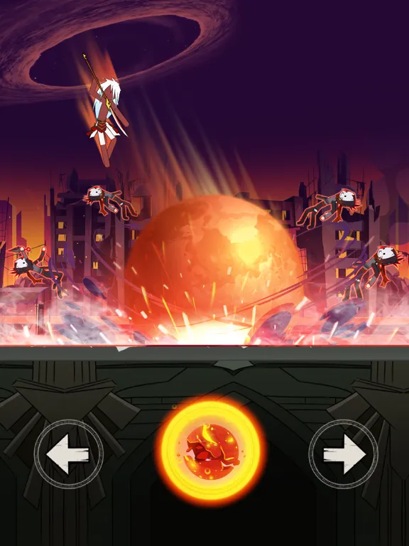 Stickman Ninja War iPad  سکرین شاٹس